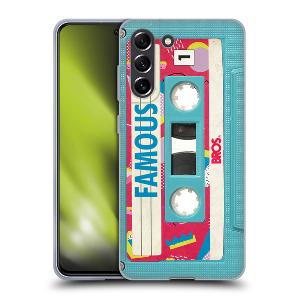 BROS Vintage Cassette Tapes When Will I Be Famous Soft Gel Case for Samsung Galaxy S21 FE 5G