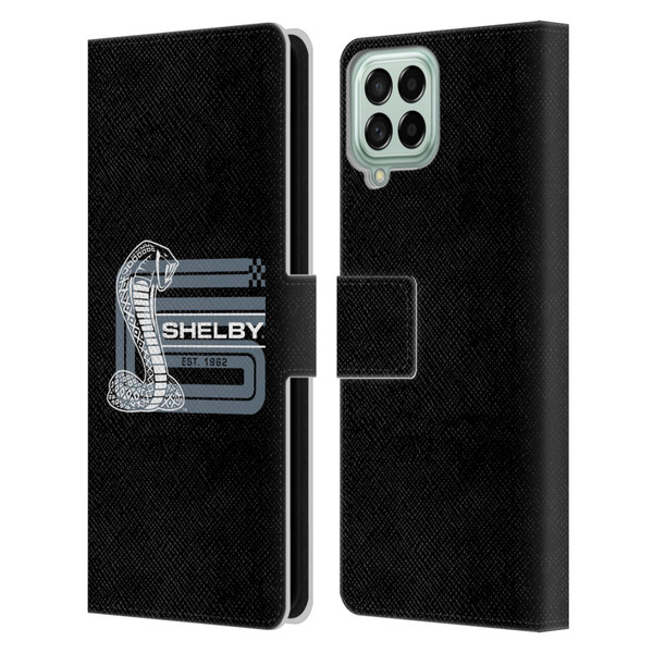 Shelby Logos CS Super Snake Leather Book Wallet Case Cover For Samsung Galaxy M53 (2022)