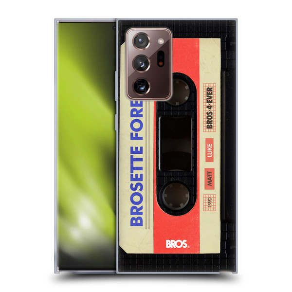 BROS Vintage Cassette Tapes Brosette Forever Soft Gel Case for Samsung Galaxy Note20 Ultra / 5G