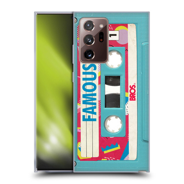 BROS Vintage Cassette Tapes When Will I Be Famous Soft Gel Case for Samsung Galaxy Note20 Ultra / 5G