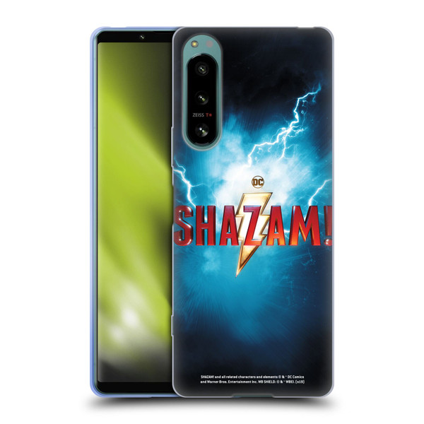 Shazam! 2019 Movie Logos Poster Soft Gel Case for Sony Xperia 5 IV