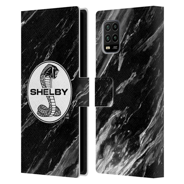 Shelby Logos Marble Leather Book Wallet Case Cover For Xiaomi Mi 10 Lite 5G