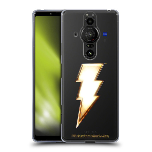 Shazam! 2019 Movie Logos Lightning Soft Gel Case for Sony Xperia Pro-I