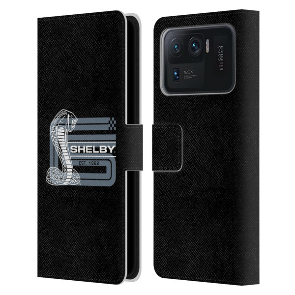 Shelby Logos CS Super Snake Leather Book Wallet Case Cover For Xiaomi Mi 11 Ultra