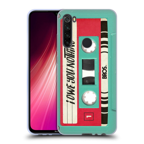 BROS Vintage Cassette Tapes I Owe You Nothing Soft Gel Case for Xiaomi Redmi Note 8T