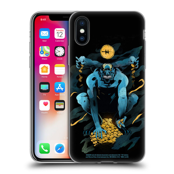 Shazam! 2019 Movie Villains Greed Soft Gel Case for Apple iPhone X / iPhone XS