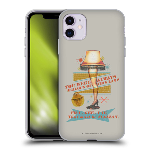 A Christmas Story Composed Art Leg Lamp Soft Gel Case for Apple iPhone 11
