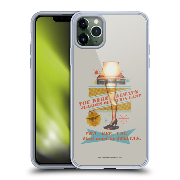 A Christmas Story Composed Art Leg Lamp Soft Gel Case for Apple iPhone 11 Pro Max