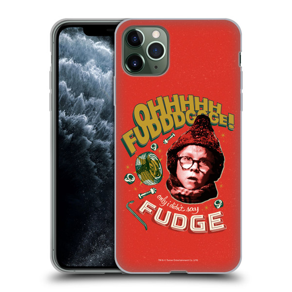 A Christmas Story Composed Art Oh Fudge Soft Gel Case for Apple iPhone 11 Pro Max