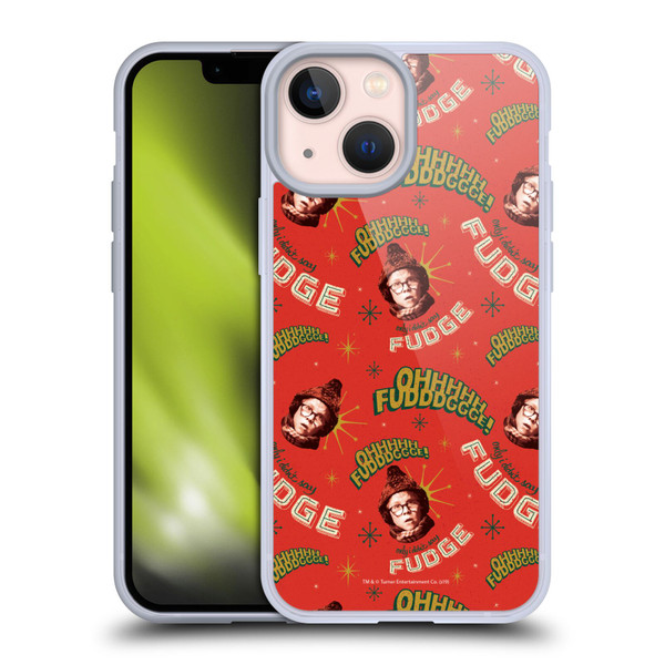 A Christmas Story Composed Art Alfie Pattern Soft Gel Case for Apple iPhone 13 Mini