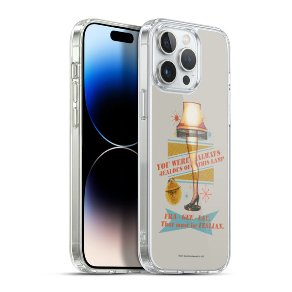 A Christmas Story Composed Art Leg Lamp Soft Gel Case for Apple iPhone 13 Pro Max & MagSafe