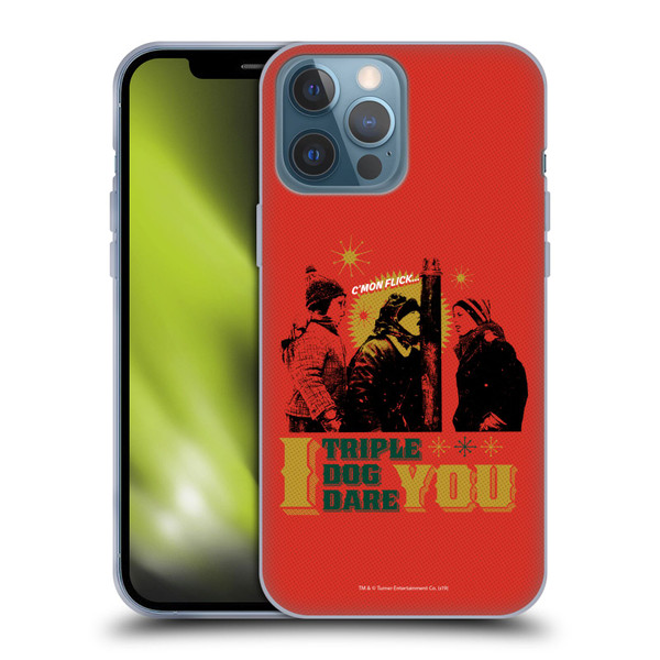 A Christmas Story Composed Art Triple Dog Dare Soft Gel Case for Apple iPhone 13 Pro Max