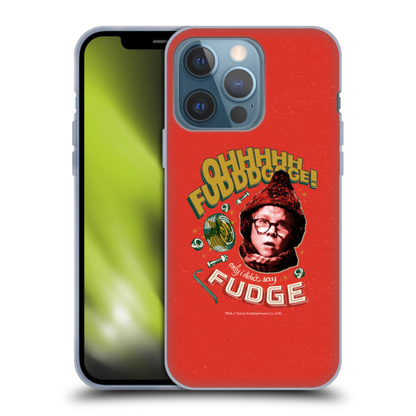 A Christmas Story Composed Art Oh Fudge Soft Gel Case for Apple iPhone 13 Pro
