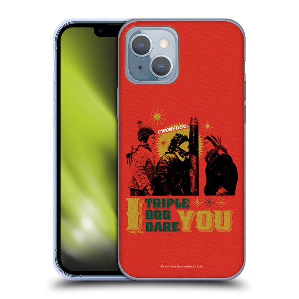 A Christmas Story Composed Art Triple Dog Dare Soft Gel Case for Apple iPhone 14