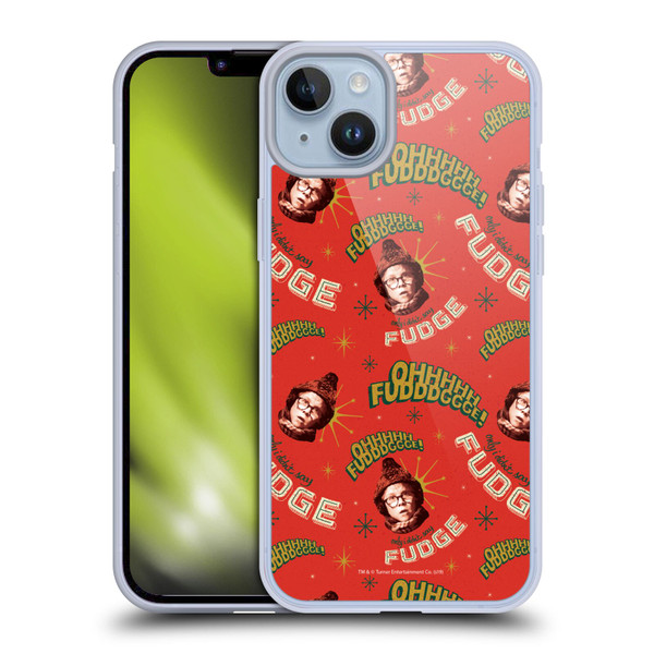 A Christmas Story Composed Art Alfie Pattern Soft Gel Case for Apple iPhone 14 Plus