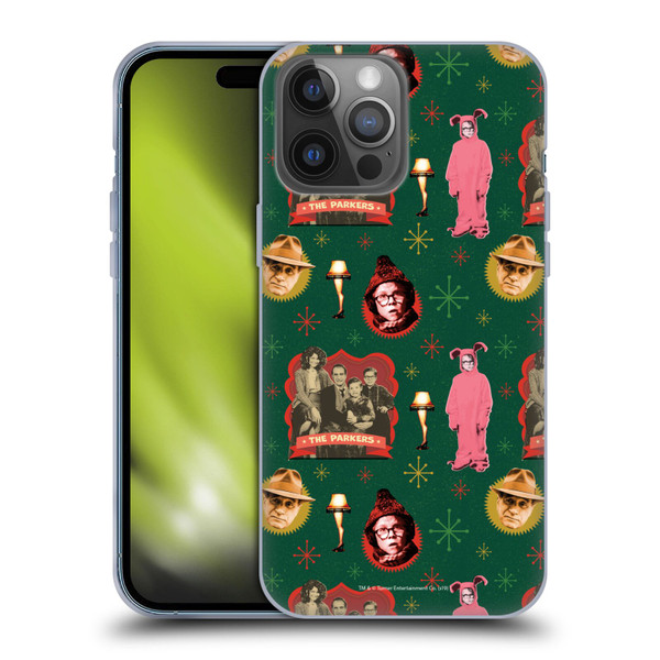 A Christmas Story Composed Art Alfie Family Pattern Soft Gel Case for Apple iPhone 14 Pro Max