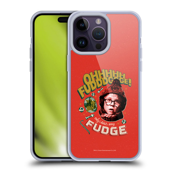 A Christmas Story Composed Art Oh Fudge Soft Gel Case for Apple iPhone 14 Pro Max