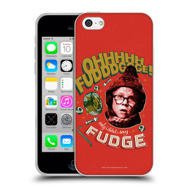 A Christmas Story Composed Art Oh Fudge Soft Gel Case for Apple iPhone 5c