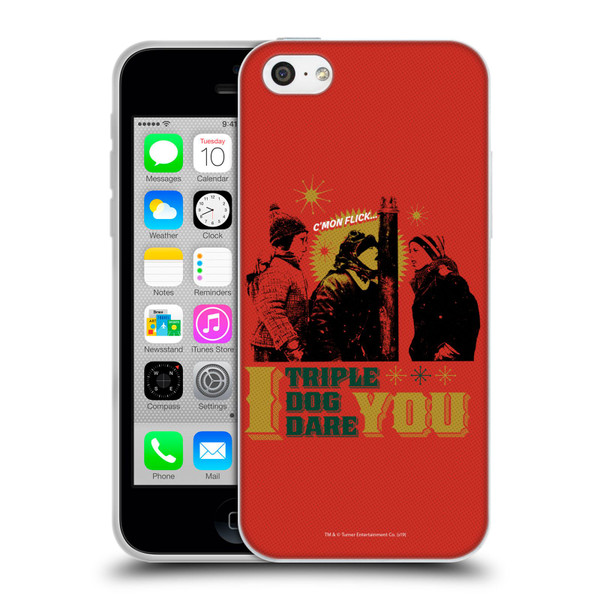 A Christmas Story Composed Art Triple Dog Dare Soft Gel Case for Apple iPhone 5c
