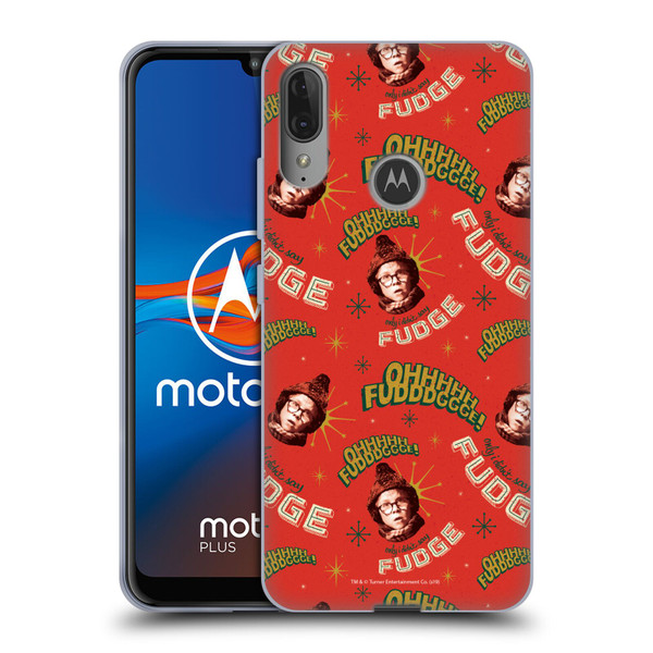 A Christmas Story Composed Art Alfie Pattern Soft Gel Case for Motorola Moto E6 Plus