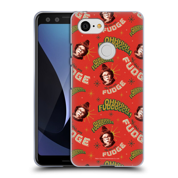 A Christmas Story Composed Art Alfie Pattern Soft Gel Case for Google Pixel 3