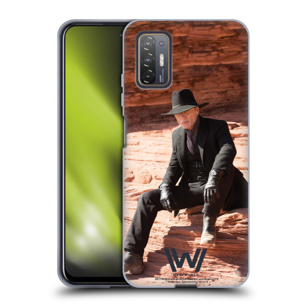 Westworld Characters Man In Black Soft Gel Case for HTC Desire 21 Pro 5G