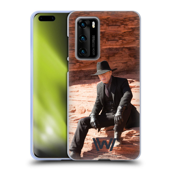 Westworld Characters Man In Black Soft Gel Case for Huawei P40 5G