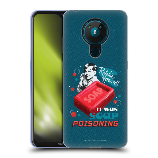 A Christmas Story Composed Art Alfie Soap Soft Gel Case for Nokia 5.3