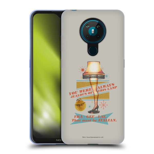 A Christmas Story Composed Art Leg Lamp Soft Gel Case for Nokia 5.3