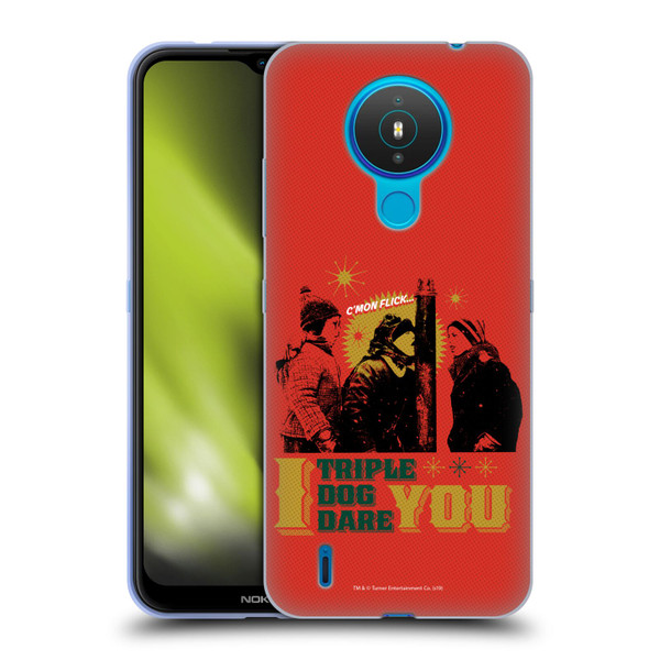 A Christmas Story Composed Art Triple Dog Dare Soft Gel Case for Nokia 1.4