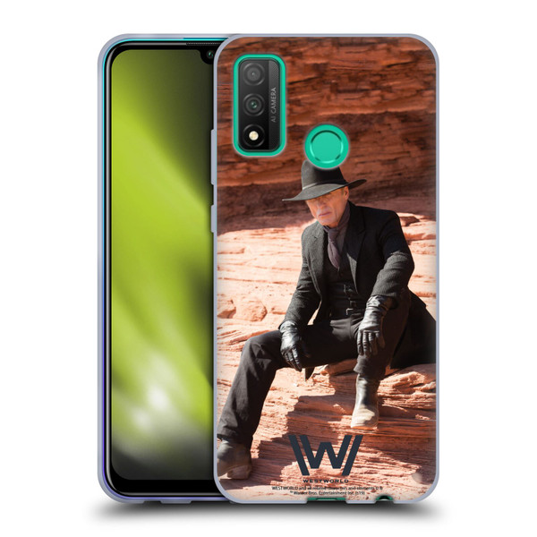 Westworld Characters Man In Black Soft Gel Case for Huawei P Smart (2020)