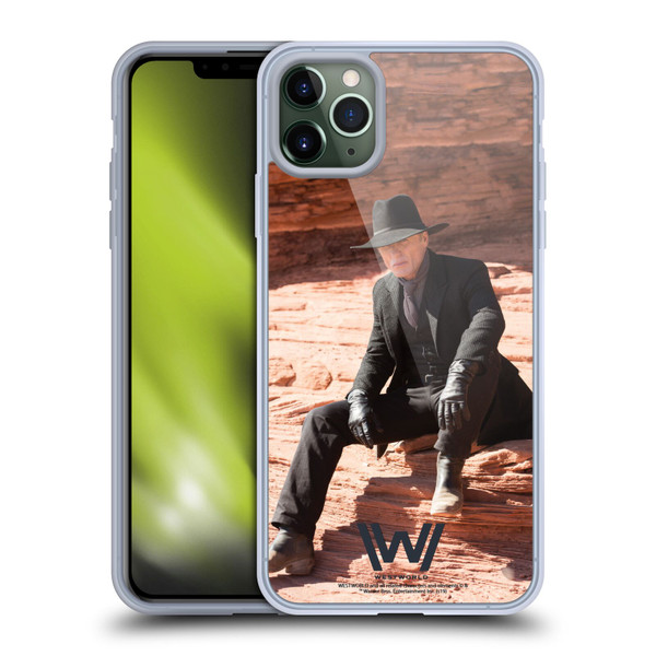 Westworld Characters Man In Black Soft Gel Case for Apple iPhone 11 Pro Max