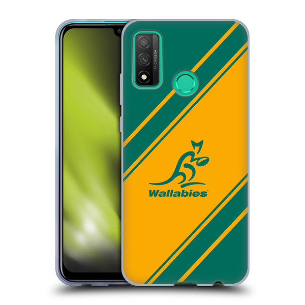 Australia National Rugby Union Team Crest Stripes Soft Gel Case for Huawei P Smart (2020)
