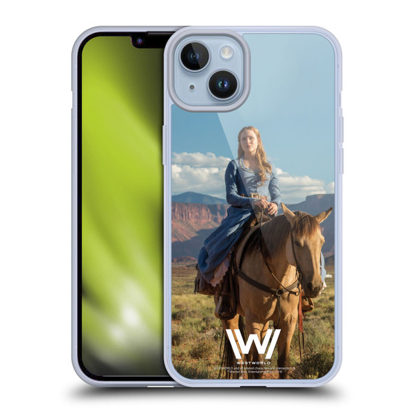 Westworld Characters Dolores Abernathy Soft Gel Case for Apple iPhone 14 Plus