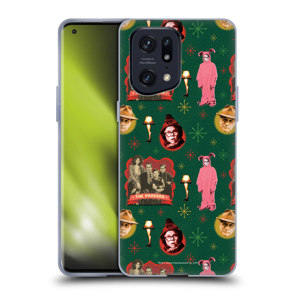 A Christmas Story Composed Art Alfie Family Pattern Soft Gel Case for OPPO Find X5 Pro