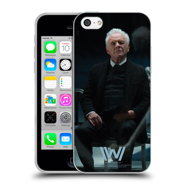 Westworld Characters Robert Ford Soft Gel Case for Apple iPhone 5c