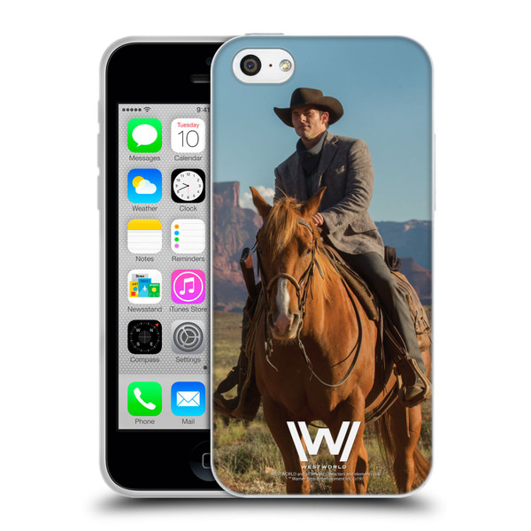 Westworld Characters Teddy Flood Soft Gel Case for Apple iPhone 5c