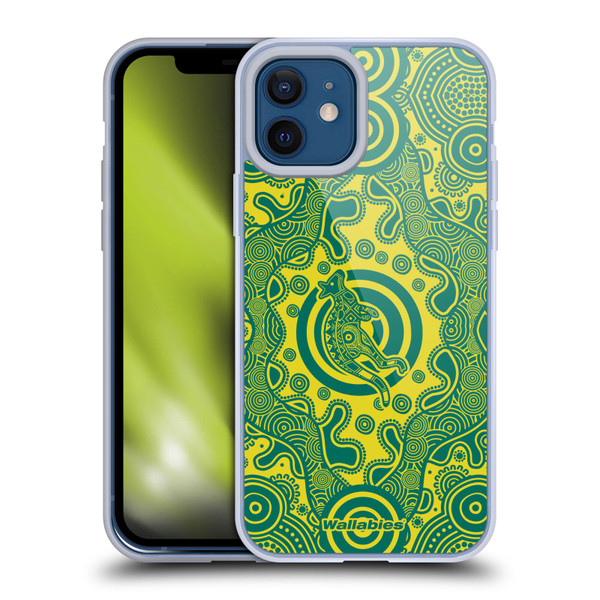 Australia National Rugby Union Team Crest First Nations Soft Gel Case for Apple iPhone 12 / iPhone 12 Pro