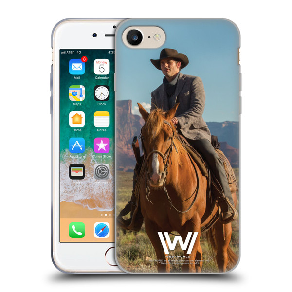 Westworld Characters Teddy Flood Soft Gel Case for Apple iPhone 7 / 8 / SE 2020 & 2022