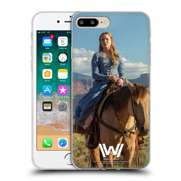 Westworld Characters Dolores Abernathy Soft Gel Case for Apple iPhone 7 Plus / iPhone 8 Plus