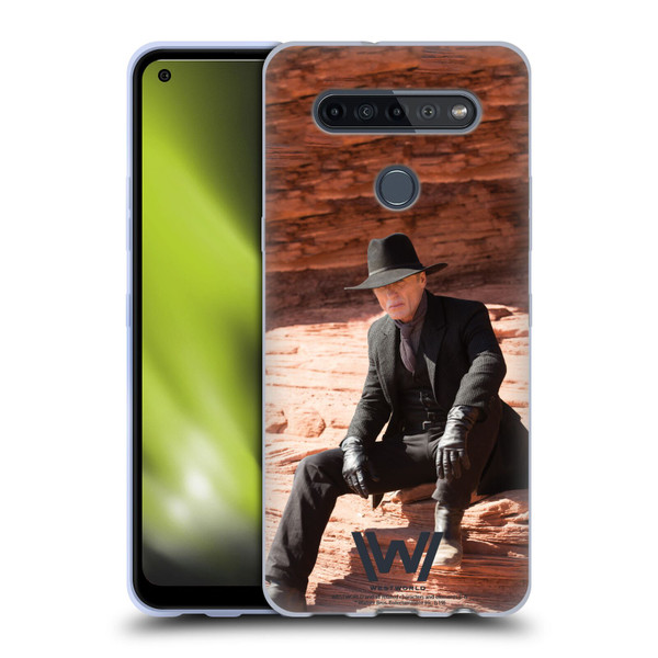 Westworld Characters Man In Black Soft Gel Case for LG K51S