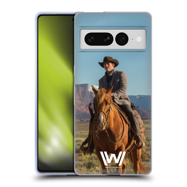 Westworld Characters Teddy Flood Soft Gel Case for Google Pixel 7 Pro