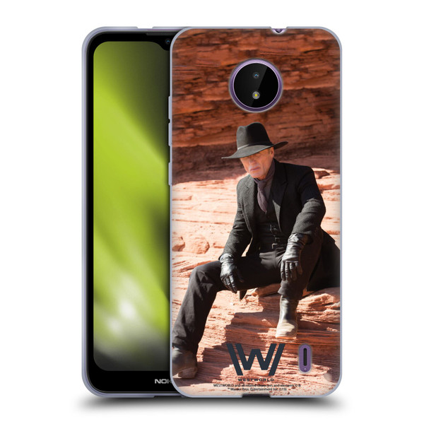 Westworld Characters Man In Black Soft Gel Case for Nokia C10 / C20