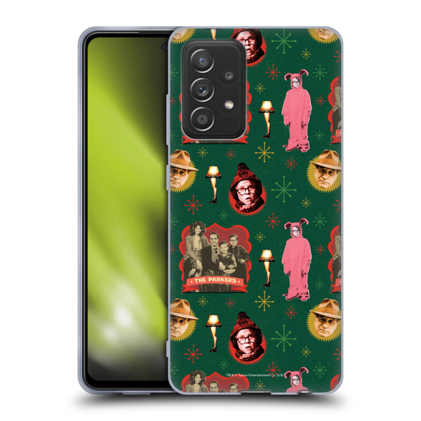 A Christmas Story Composed Art Alfie Family Pattern Soft Gel Case for Samsung Galaxy A52 / A52s / 5G (2021)