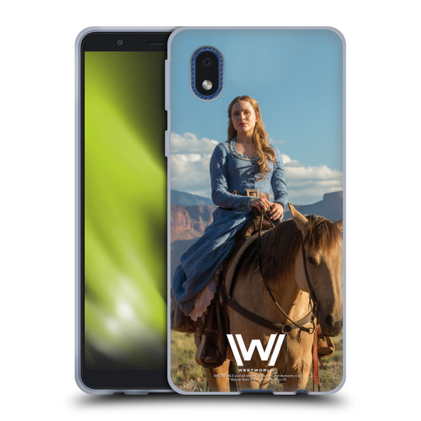 Westworld Characters Dolores Abernathy Soft Gel Case for Samsung Galaxy A01 Core (2020)