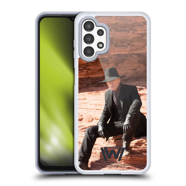 Westworld Characters Man In Black Soft Gel Case for Samsung Galaxy A13 (2022)
