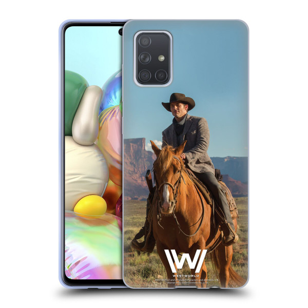 Westworld Characters Teddy Flood Soft Gel Case for Samsung Galaxy A71 (2019)
