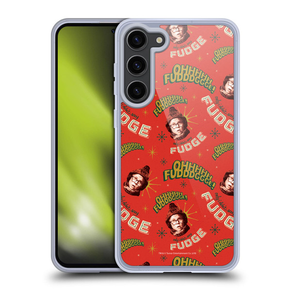 A Christmas Story Composed Art Alfie Pattern Soft Gel Case for Samsung Galaxy S23+ 5G
