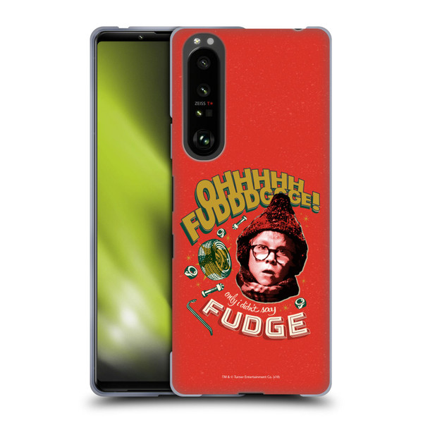 A Christmas Story Composed Art Oh Fudge Soft Gel Case for Sony Xperia 1 III