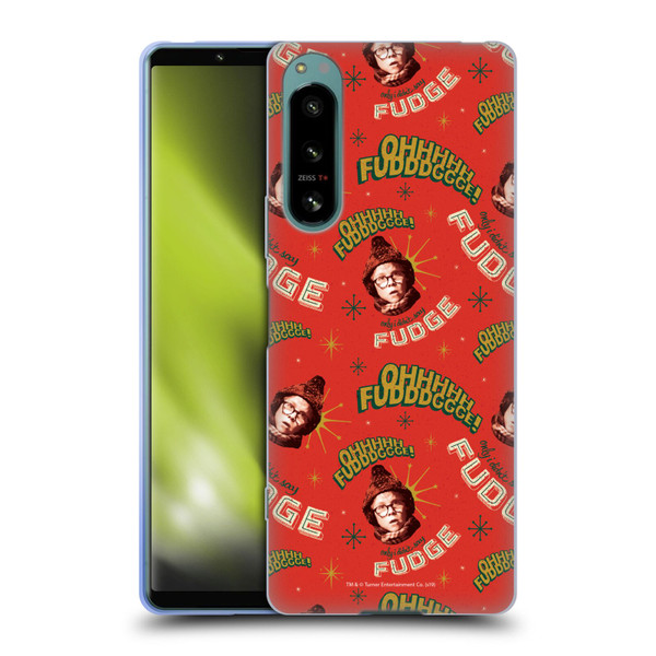 A Christmas Story Composed Art Alfie Pattern Soft Gel Case for Sony Xperia 5 IV